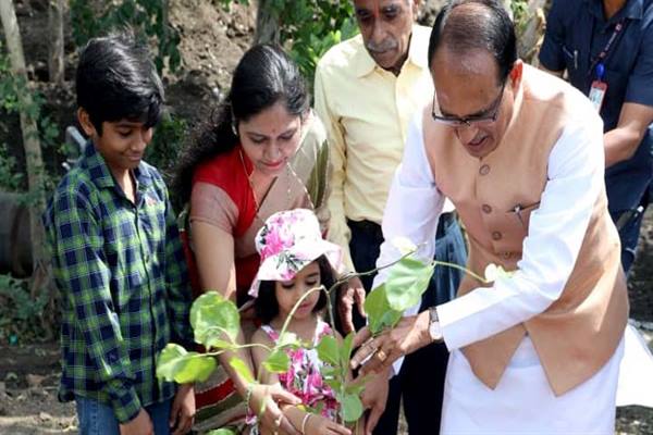 Plantation Tree : मुख्यमंत्री शिवराज सिंह चौहान ने बरगद, अमरूद और करंज के पौधे लगाए Plantation Tree : मुख्यमंत्री शिवराज सिंह चौहान ने बरगद, अमरूद और करंज के पौधे लगाए
