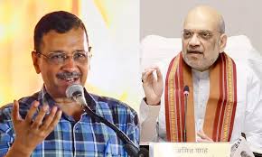  केजरीवाल ने कानून व्यवस्था पर अमित शाह को घेरा