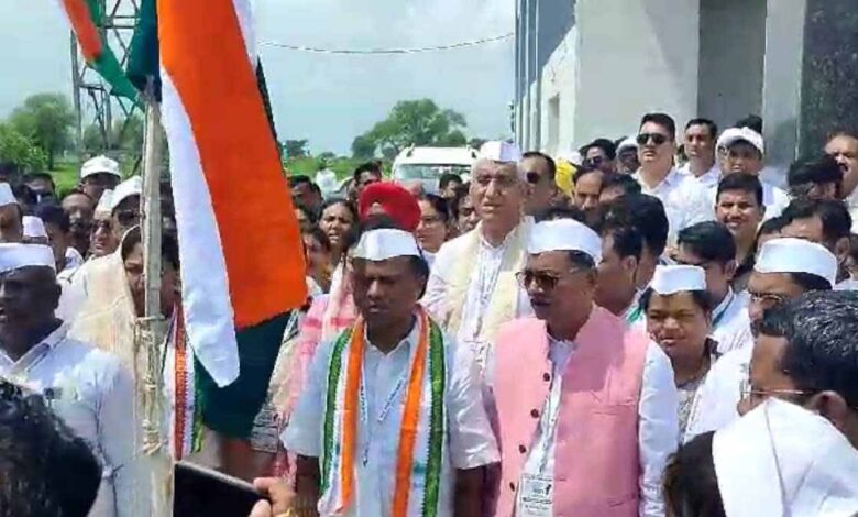 बलौदाबाजार से शुरुआत हुई कांग्रेस की न्याय पदयात्रा बलौदाबाजार से शुरुआत हुई कांग्रेस की न्याय पदयात्रा