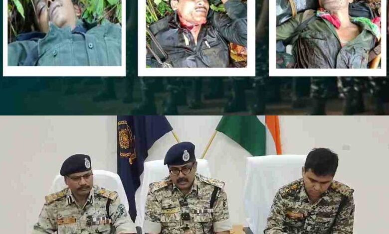 अबूझबाड़ के जंगल में सुरक्षा बलों ने तीन नक्सली लीडर को किया ढेर, अब तक मारे गए 157 नक्सली अबूझबाड़ के जंगल में सुरक्षा बलों ने तीन नक्सली लीडर को किया ढेर, अब तक मारे गए 157 नक्सली