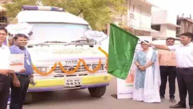 जिला पंचायत सीईओ ने मतदाता जागरूकता रथ को दिखाई हरी झंडी