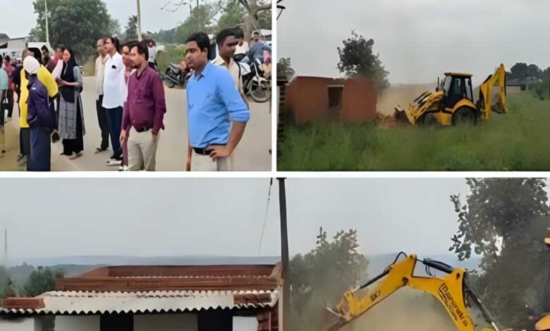 मनेंद्रगढ़ के जेल बिल्डिंग रोड पर चला सरकारी बुलडोजर, अतिक्रमण हुआ जमींदोज मनेंद्रगढ़ के जेल बिल्डिंग रोड पर चला सरकारी बुलडोजर, अतिक्रमण हुआ जमींदोज