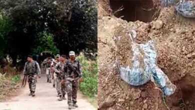 छत्तीसगढ़-नारायणपुर में नक्सलियों ने सड़क के बीच में लगाया कुकर बम, वायर देखकर जवानों को हुआ शक