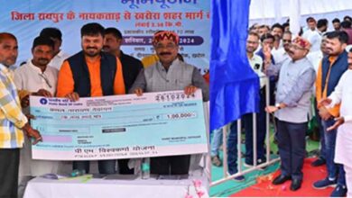 छत्तीसगढ़ के डिप्टी सीएम साव ने हितग्राहियों को 7 लाख के चेक भी बांटे, 20.13 करोड़ के दिए निर्माण कार्य
