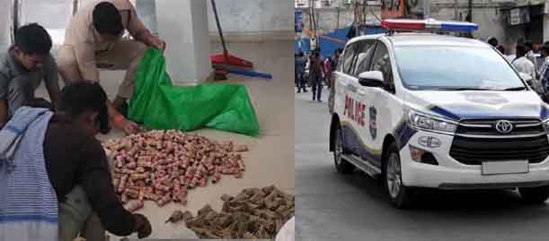 छत्तीसगढ़-डोंगरगढ़ में पुलिस छापेमारी, ब्रांडेड के बण्डल में पकड़ी नकली बीड़ी छत्तीसगढ़-डोंगरगढ़ में पुलिस छापेमारी, ब्रांडेड के बण्डल में पकड़ी नकली बीड़ी