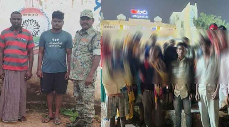 छत्तीसगढ़-दंतेवाड़ा के 4 मजदूरों और नाबालिगों को आंध्र प्रदेश में बनाया बंधक, पुलिस ने छुड़ाकर दो आरोपी पकड़े छत्तीसगढ़-दंतेवाड़ा के 4 मजदूरों और नाबालिगों को आंध्र प्रदेश में बनाया बंधक, पुलिस ने छुड़ाकर दो आरोपी पकड़े