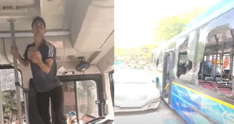 DTC इलेक्ट्रिक बस की चपेट में आई 12 वर्षीय बच्ची की दर्दनाक मौत, गुस्साए लोगों ने बस में की तोड़फोड़