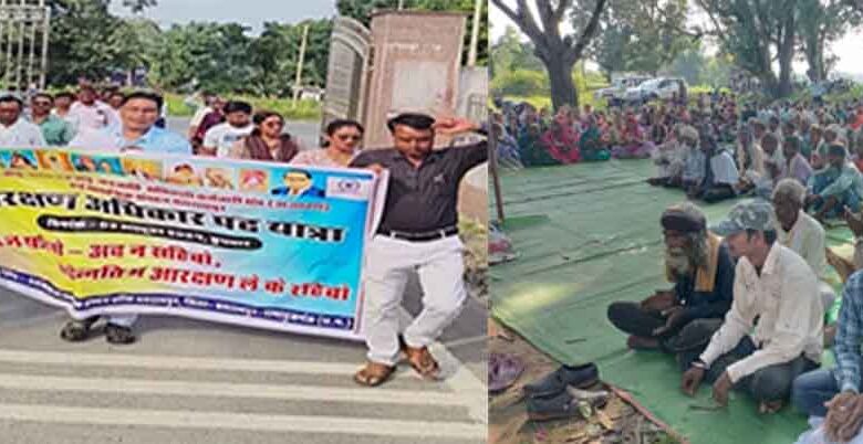 छत्तीसगढ़-बलरामपुर में आरक्षण अधिकार पदयात्रा निकाली, 10 बिंदुओं पर सौंपा ज्ञापन छत्तीसगढ़-बलरामपुर में आरक्षण अधिकार पदयात्रा निकाली, 10 बिंदुओं पर सौंपा ज्ञापन