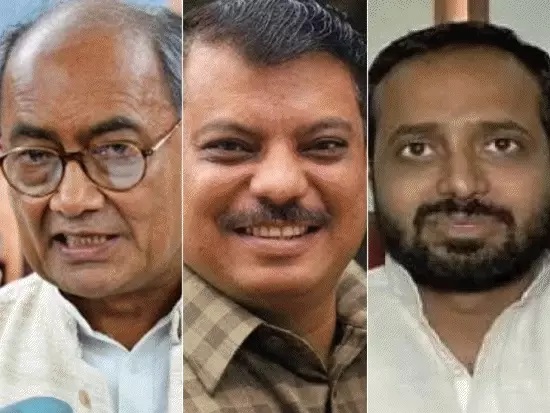 दिग्विजय, सिंघार और कटारे पर एफआईआर दिग्विजय, सिंघार और कटारे पर एफआईआर