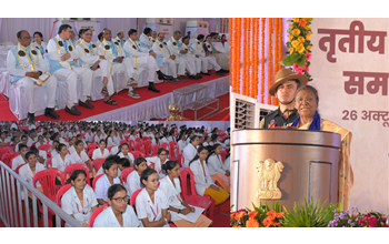 नया भारत विश्व में अपना उचित स्थान पाने के लिए आगे बढ़ रहा है: राष्ट्रपति श्रीमती द्रौपदी मुर्मु…
