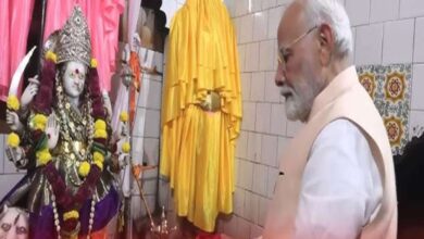 प्रधानमंत्री नरेंद्र मोदी ने वाशिम के जगदम्बा मंदिर में किए दर्शन