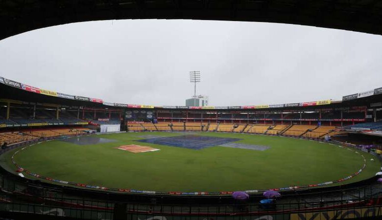 IND vs NZ 1st Test: चौथे दिन इंद्र देव ने दिखाया मेहरबान चेहरा, जानें मौसम का हाल IND vs NZ 1st Test: चौथे दिन इंद्र देव ने दिखाया मेहरबान चेहरा, जानें मौसम का हाल