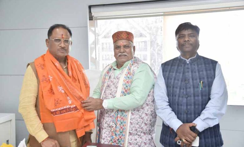 मुख्यमंत्री साय से बिहार के वन एवं सहकारिता मंत्री डॉ प्रेम कुमार ने की सौजन्य मुलाकात मुख्यमंत्री साय से बिहार के वन एवं सहकारिता मंत्री डॉ प्रेम कुमार ने की सौजन्य मुलाकात