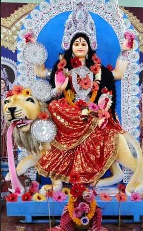 त्रिलोकी मां कालीबाड़ी में जगद्धात्री पूजा आज त्रिलोकी मां कालीबाड़ी में जगद्धात्री पूजा आज