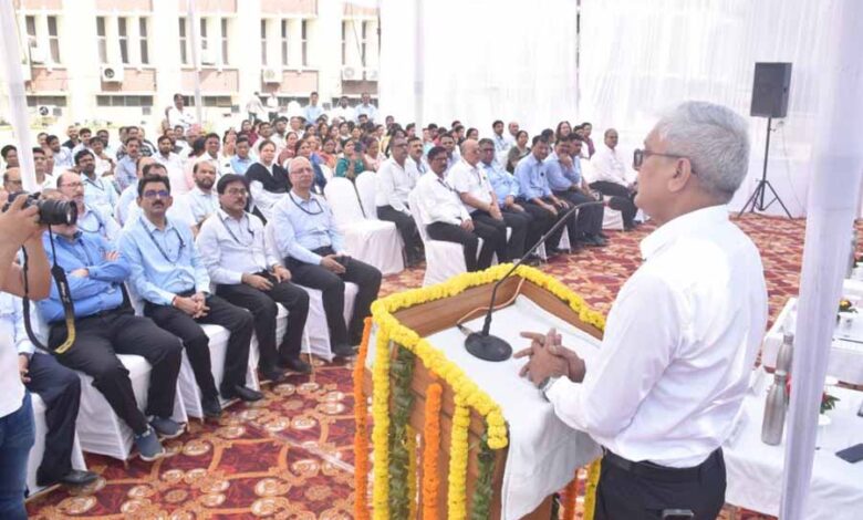 एसईसीएल मुख्यालय में 50 वां कोल इण्डिया स्थापना दिवस पर का
