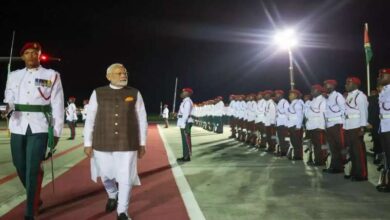 गुयाना पहुंचे पीएम मोदी, भारतीय समुदाय के स्वागत से गदगद………….स्वागत के लिए हार्दिक धन्यवाद