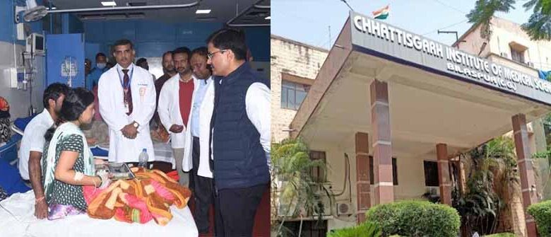 कलेक्टर पहुंचे सिम्स , निरीक्षण के दौरान भर्ती मरीज से की बात, सिम्स प्रबंधन को दिए जरूरी निर्देश