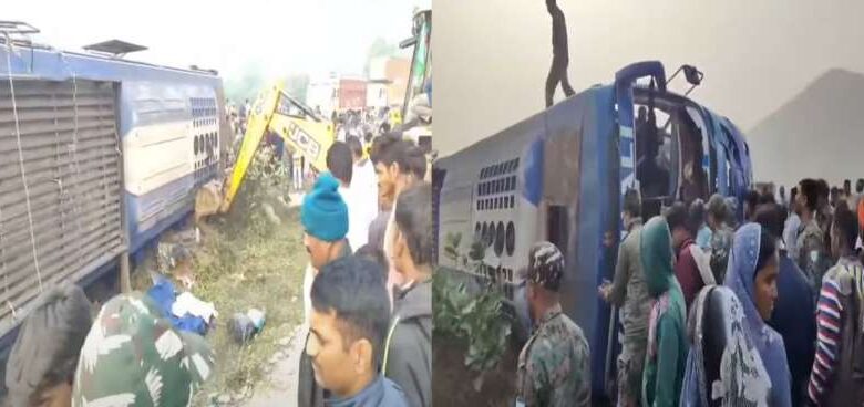 हजारीबाग में भीषण बस हादसा, 6 की मौत, दो दर्जन से अधिक घायल हजारीबाग में भीषण बस हादसा, 6 की मौत, दो दर्जन से अधिक घायल