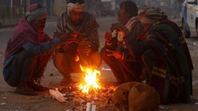 रात के बाद दिन का पारा भी लुढक़ा