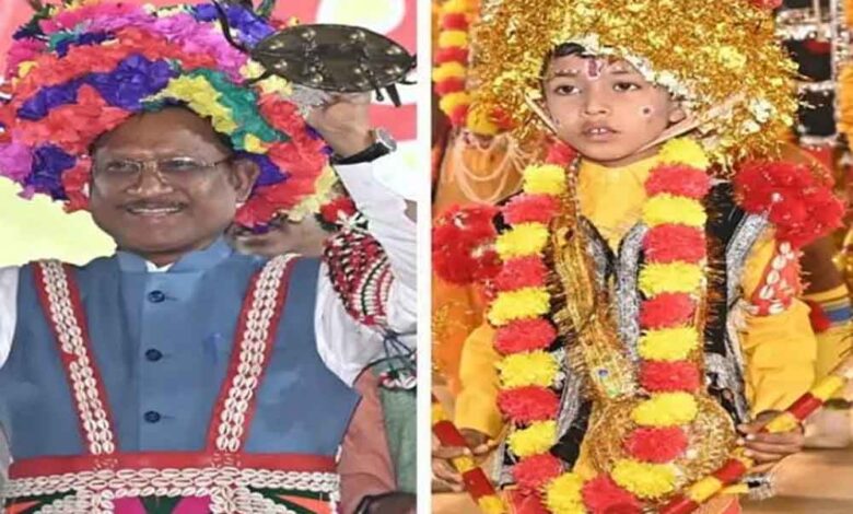 छत्तीसगढ़-बिलासपुर में 47वां राउत नाचा महोत्सव में पारंपरिक वेशभूषा में दिखे सीएम साय, ‘यह समृद्धि सांस्कृतिक परंपरा का प्रतीक’. छत्तीसगढ़-बिलासपुर में 47वां राउत नाचा महोत्सव में पारंपरिक वेशभूषा में दिखे सीएम साय, ‘यह समृद्धि सांस्कृतिक परंपरा का प्रतीक’.