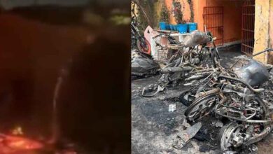 छत्तीसगढ़-रायपुर में रात में शरारती तत्वों की करतूत, आठ गाड़ियों में पेट्रोल डालकर लगाई आग