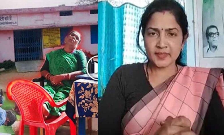 छत्तीसगढ़-बिलासपुर में शिक्षिका का कक्षा में सोते वीडियो वायरल, स्कूल की प्रधान पाठक को आये धमकी भरे कॉल छत्तीसगढ़-बिलासपुर में शिक्षिका का कक्षा में सोते वीडियो वायरल, स्कूल की प्रधान पाठक को आये धमकी भरे कॉल