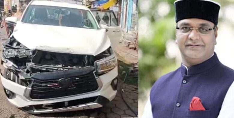 बीना में मंत्री विश्वास सारंग के काफिले की कार आपस में टकराई, मंत्री सुरक्षित
