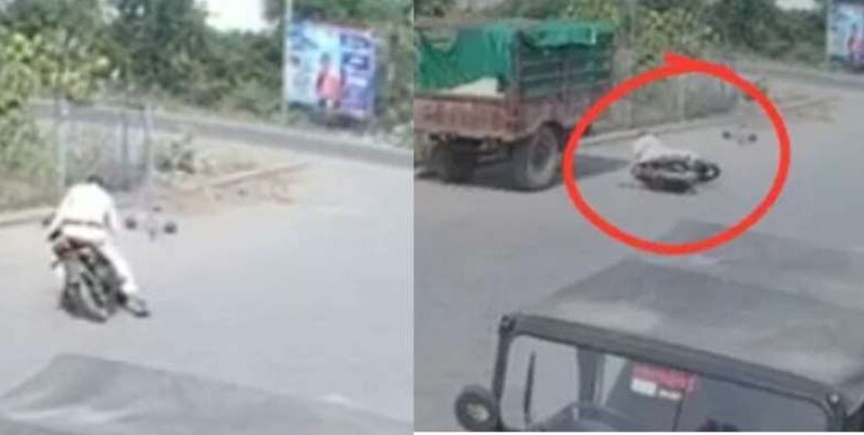 पेट्रोल भरवाने के बाद बाइक पर जा रहे सब इंस्पेक्टर की मौत, सड़क पर गिरे