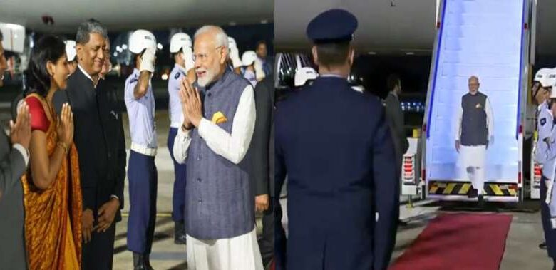 ब्राजील के रियो डी जेनेरियो पहुंचे प्रधानमंत्री मोदी, जी-20 सम्मेलन में शामिल होंगे