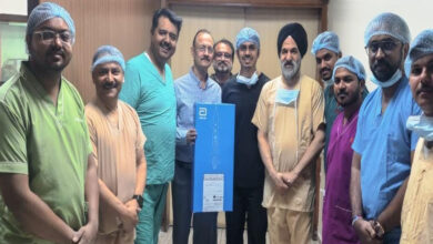 एसीआई के डॉक्टरों ने कोरोनरी धमनी में जमे कैल्शियम को डायमंड कोटेड ड्रिल डिवाइस की मदद से नसों के अंदर महीन चूर्ण के रूप में पीसकर निकाला