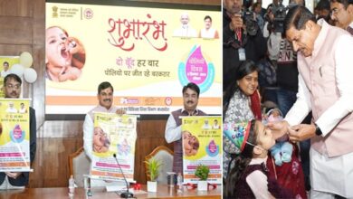 CM डॉ. मोहन यादव ने किया ‘पोलियो अभियान’ का शुभारंभ, बच्चों को पिलाई दो बूंद जिंदगी की; 16 जिलों में दवा पिलाने लक्ष्य