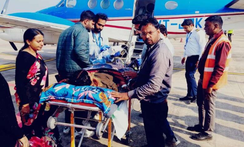 पीएमश्री एयर एम्बुलेंस से गुप्ता को समय पर हायर सेंटर रेफर कर बचाई गई जान पीएमश्री एयर एम्बुलेंस से गुप्ता को समय पर हायर सेंटर रेफर कर बचाई गई जान