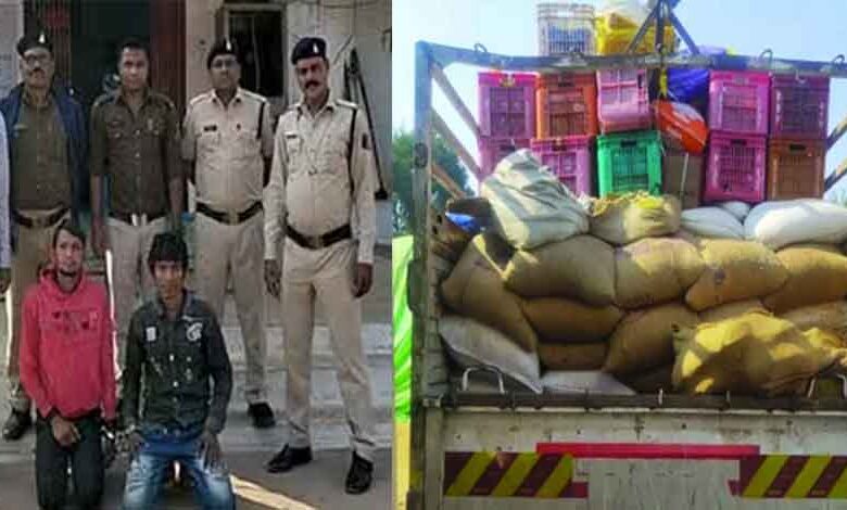 छत्तीसगढ़-दुर्ग के धान खरीदी केंद्र से 80 बोरियां चोरी, पुलिस ने दो आरोपियों को किया गिरफ्तार छत्तीसगढ़-दुर्ग के धान खरीदी केंद्र से 80 बोरियां चोरी, पुलिस ने दो आरोपियों को किया गिरफ्तार