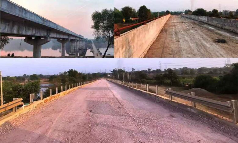 छत्तीसगढ़-दुर्ग में सगनीघाट और सिल्लीघाट पुल 95 फीसदी बनकर तैयार, शिवनाथ नदी पर 14 करोड़ की लागत से निर्माण छत्तीसगढ़-दुर्ग में सगनीघाट और सिल्लीघाट पुल 95 फीसदी बनकर तैयार, शिवनाथ नदी पर 14 करोड़ की लागत से निर्माण