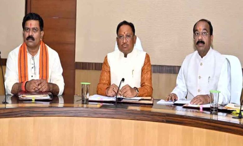 छत्तीसगढ़-साय कैबिनेट की अहम बैठक आज, सीएम नवा रायपुर में लेंगे मीटिंग छत्तीसगढ़-साय कैबिनेट की अहम बैठक आज, सीएम नवा रायपुर में लेंगे मीटिंग