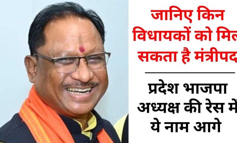 छत्तीसगढ़ में मंत्रिमंडल विस्तार के संकेत, प्रदेश अध्यक्ष भी बदले जाने की उम्मीद छत्तीसगढ़ में मंत्रिमंडल विस्तार के संकेत, प्रदेश अध्यक्ष भी बदले जाने की उम्मीद