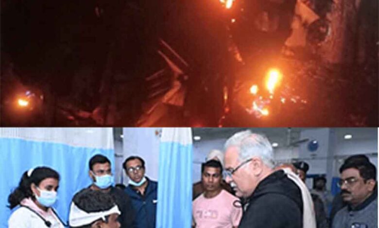 छत्तीसगढ़-दुर्ग में देर रात सड़क दुर्घटना में दो की मौत, 14 घायल अस्पताल में भर्ती छत्तीसगढ़-दुर्ग में देर रात सड़क दुर्घटना में दो की मौत, 14 घायल अस्पताल में भर्ती