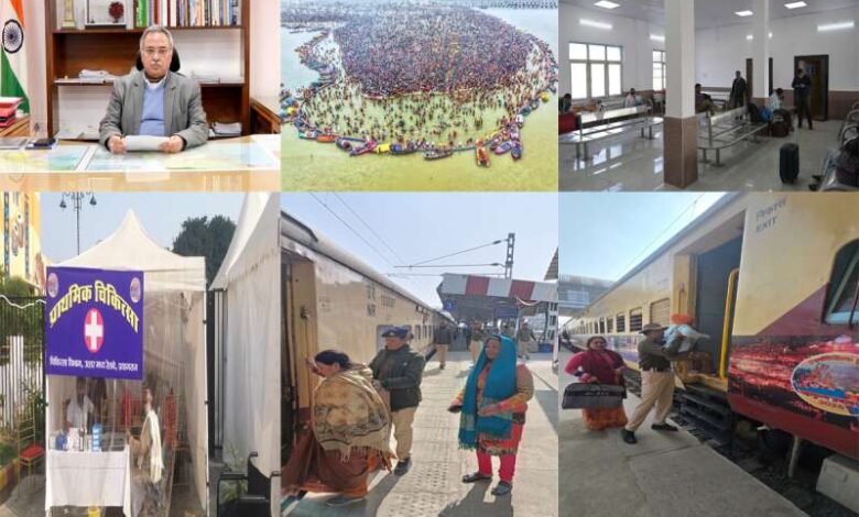 महाकुम्भ 2025 की परिवर्तनकारी यात्रा: तीर्थयात्रा अनुभव को सुगम बनाती भारतीय रेल महाकुम्भ 2025 की परिवर्तनकारी यात्रा: तीर्थयात्रा अनुभव को सुगम बनाती भारतीय रेल