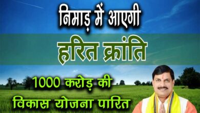 निमाड़ में आएगी हरित क्रांति:1000 करोड़ की योजना पारित, अहिल्या नगरी की हरयाली को लगेंगे चार-चांद