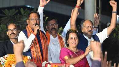 रायपुर में मुख्यमंत्री विष्णु देव साय का विशाल रोड शो