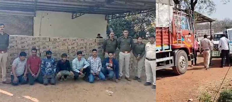 दुर्ग पुलिस और आबकारी विभाग की संयुक्त कार्रवाई फार्म हाउस में मिली 500 पेटी शराब दुर्ग पुलिस और आबकारी विभाग की संयुक्त कार्रवाई फार्म हाउस में मिली 500 पेटी शराब