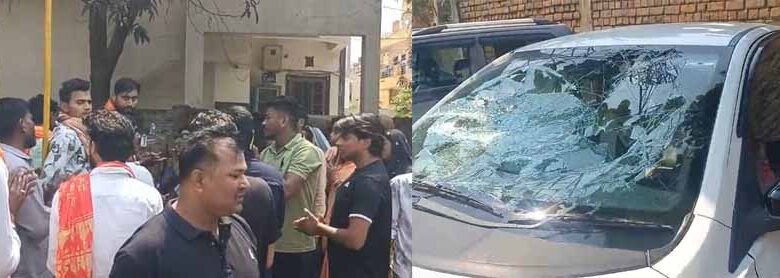 रायपुर में धर्मांतरण को लेकर जमकर बवाल, गाड़ियों में तोड़फोड़ रायपुर में धर्मांतरण को लेकर जमकर बवाल, गाड़ियों में तोड़फोड़