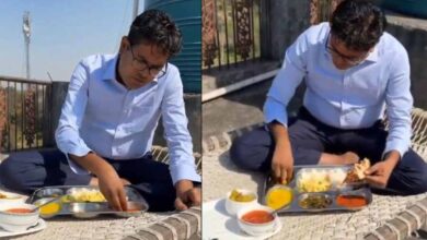 छत्तीसगढ़ के वित्त मंत्री ओपी चौधरी ने एक्स पर शेयर भोजन करते वीडियो