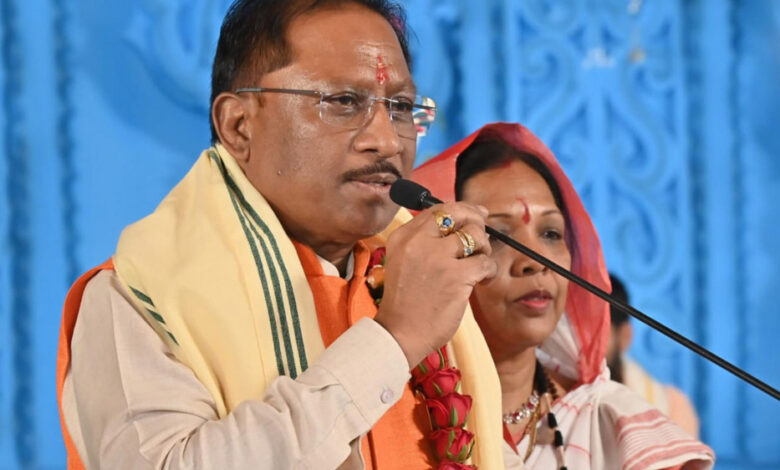 हम सबका परम सौभाग्य है कि मायाली में पूज्य पंडित प्रदीप मिश्रा जी के श्रीमुख से शिव महापुराण कथा का हो रहा वाचन — मुख्यमंत्री विष्णुदेव साय
