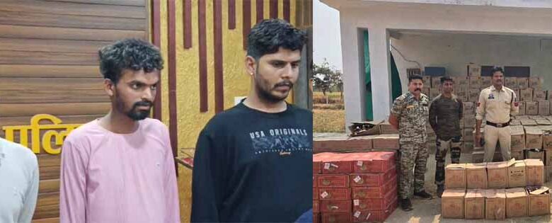 फार्म हाउस में नकली शराब के बड़े अड्डे पर पुलिस की दबिश, नकली होलोग्राम, लेबल और सील सहित तीन आरोपी गिरफ्तार