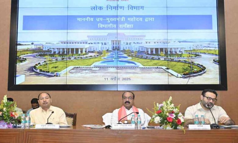 डिप्टी सीएम साव ने लोक निर्माण विभाग की समीक्षा बैठक में दिए निर्देश