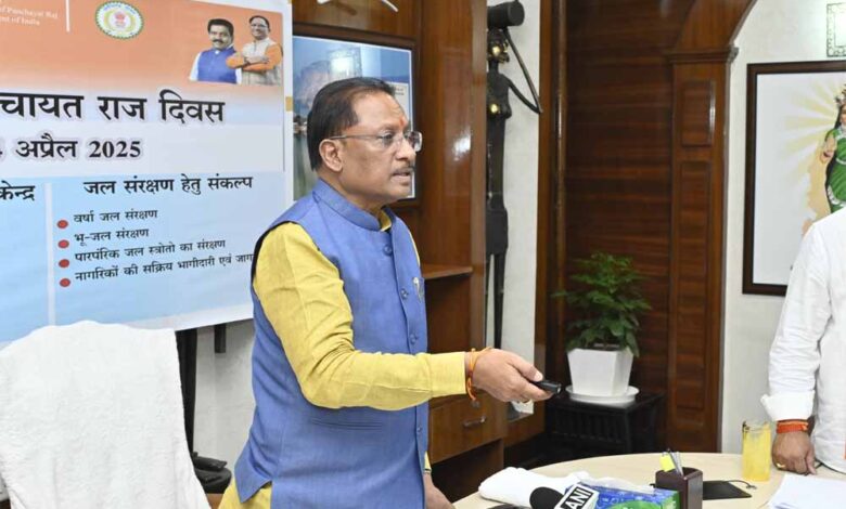 मुख्यमंत्री  साय ने राष्ट्रीय पंचायती राज दिवस के अवसर पर किया ‘अटल डिजिटल सुविधा केंद्र’ का वर्चुअल शुभारंभ