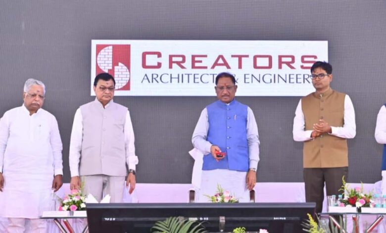 रायपुर : मुख्यमंत्री विष्णुदेव साय ने प्रदेश के पहले सेमीकंडक्टर यूनिट का किया भूमिपूजन, छत्तीसगढ़ के लिए गर्व का क्षण रायपुर : मुख्यमंत्री विष्णुदेव साय ने प्रदेश के पहले सेमीकंडक्टर यूनिट का किया भूमिपूजन, छत्तीसगढ़ के लिए गर्व का क्षण