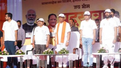 मुख्यमंत्री साय युवाओं के साथ ‘जय भीम पदयात्रा’ में हुए शामिल
