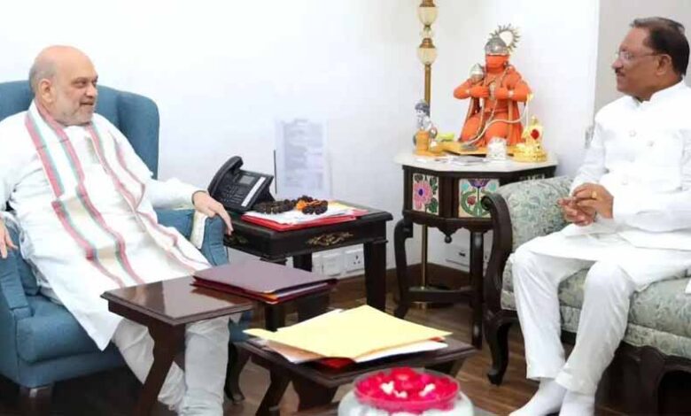 शाह से मिलेंगे साय, नक्सली उन्मूलन पर निर्णायक रणनीति पर होगी चर्चा